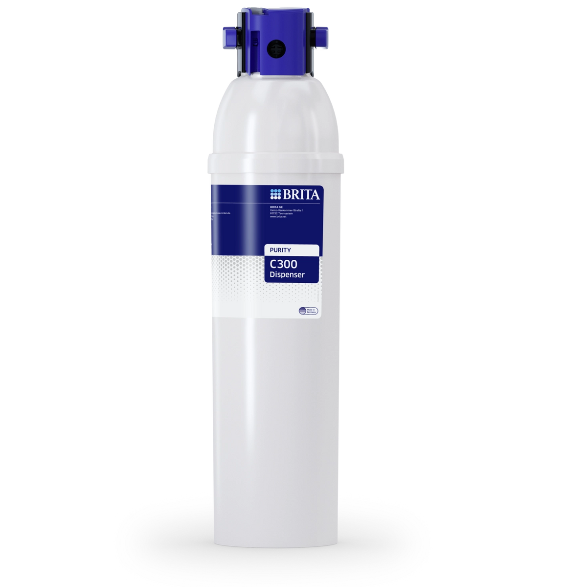 BRITA-waterfilterpatroon op een witte achtergrond
