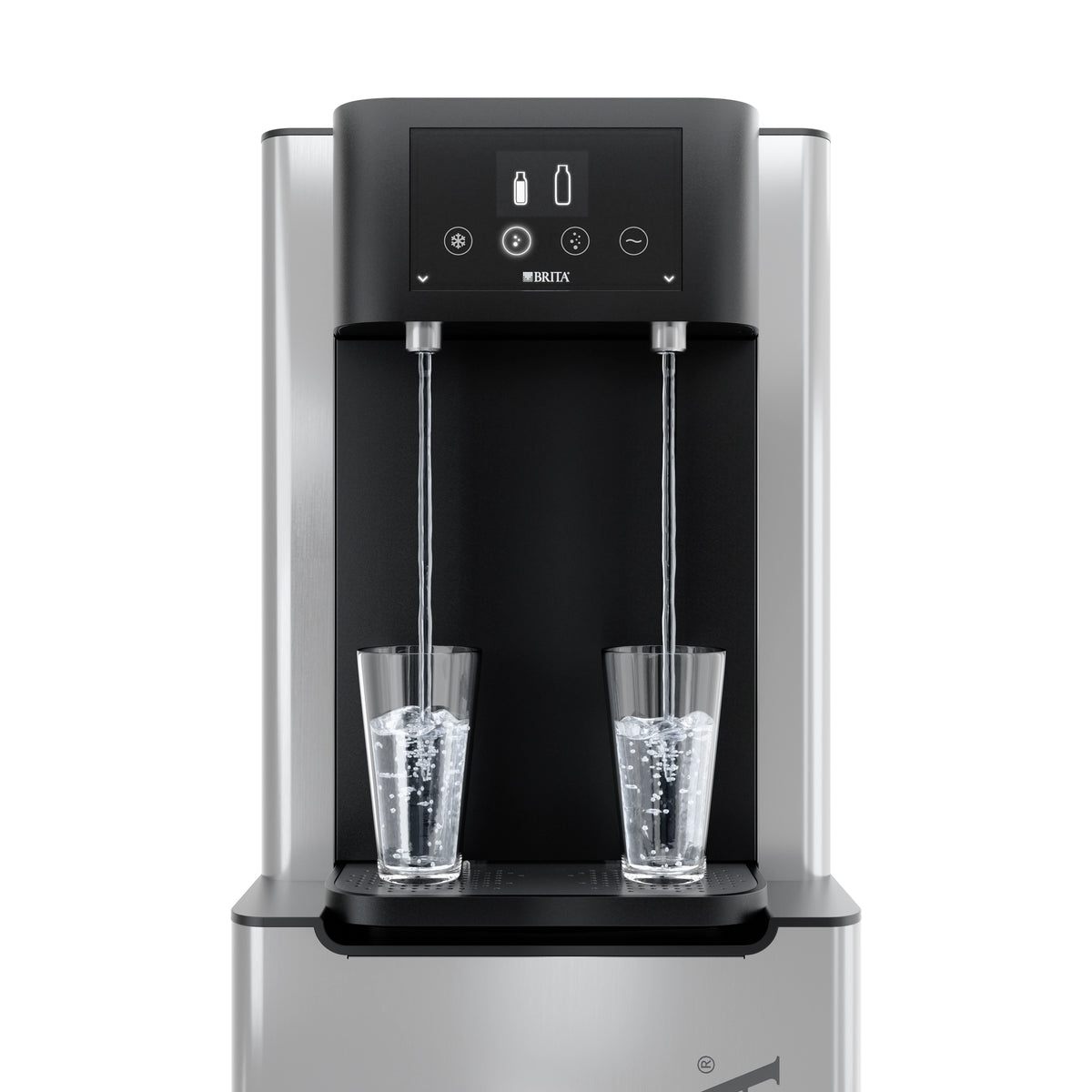 BRITA Fill Pro-waterdispenser vult twee glazen water